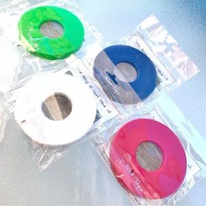 Colorful Wine-Tapa Wine Glass / Beverage Glass Covers ~ Set of 4